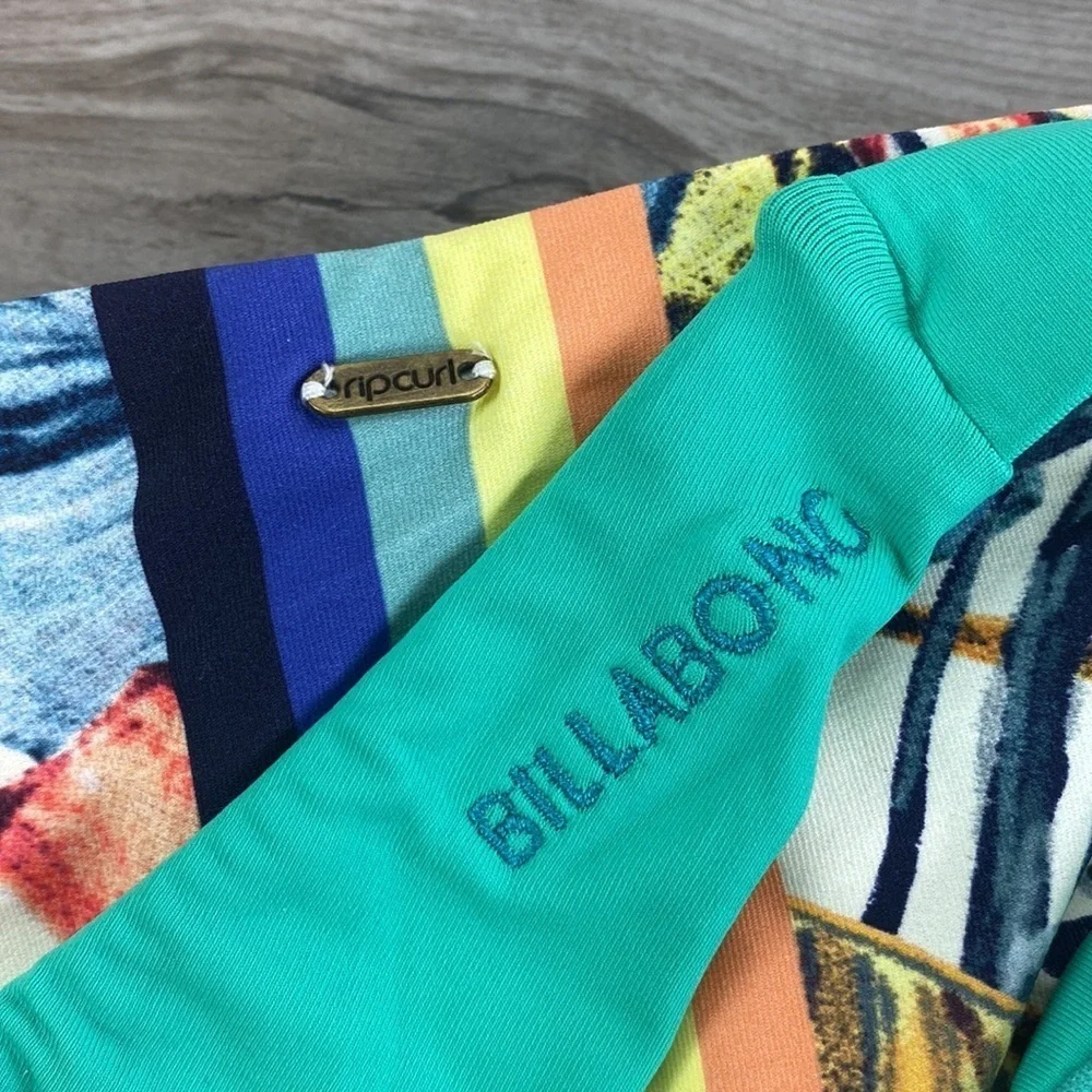 ☀️BILLABONG☀️RIP CURL☀️ SAYULITA L/L BANDEAU SOL SEARCHER TANGA BIKINI Suit